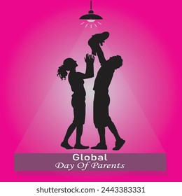 This is simple and vector Global day Of Parents background and it is editable.