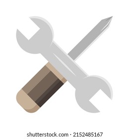 this is a simple vector illustration of a toolkit