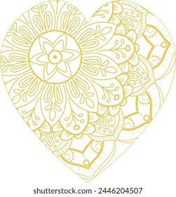 This is simple and vector Love Mandala background and it is editable.