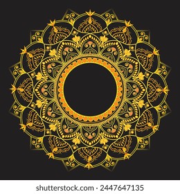 This is simple and vector Mandala Background and it is editable.