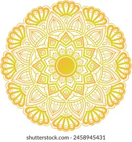 This is simple and vector mandala background and it is editable.