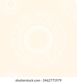 This is simple and vector mandala background and it is editable.