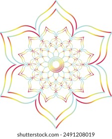 This is simple and vector mandala background and it is editable.