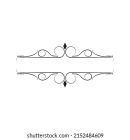 este es un marco de ornamento vectorial simple