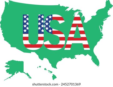 This is simple and vector USA flag background and it is editable.