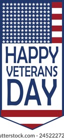 This is simple and vector Veterans Day Background and it is editable. 