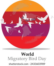 This is simple and vector World Migratory Bird Day background. It is editable.