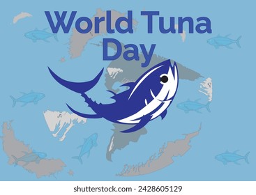 This is simple and vector World Tuna Day background. It is editable.