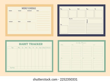 This is the simple weekly planner for adults and kids to get success and discipline in life.