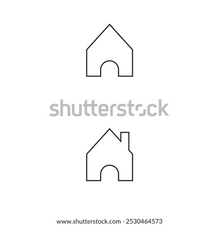 This simple yet versatile home icon is perfect for a variety of design projects. Whether you're creating a website, app interface, or infographic, this icon adds a touch of familiarity, functionality.