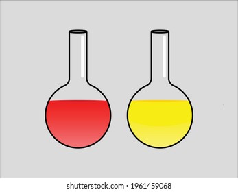 This is a simplest illustrations of a volumetric flask