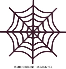 this is sipider web illustration vector
