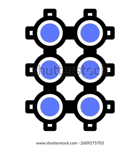 This Six pack icon is suitable for Earth Day, Save the Earth, Plastic Pollution, etc