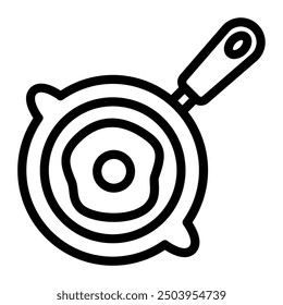 This Skillet icon is suitable for kitchen appliance, kitchen, cookware, etc.