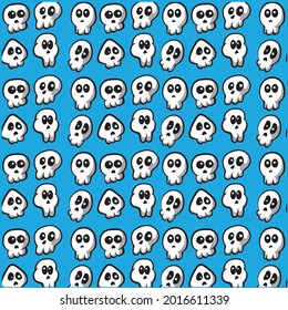 This skull doodle can be used for printing needs, wallpaper, icons, accessories and poster printing.
