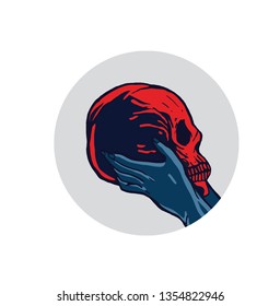this skull vector illustration, get it this is awesome