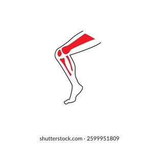 This sleek and modern orthopedic logo is perfect for any healthcare business focusing on musculoskeletal health, orthopedic surgery, physical therapy, or rehabilitation services.