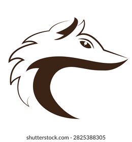 This sleek, modern vector illustration features a stylized profile of a fox or wolf head. Combining minimalist line art with bold, abstract curves, this versatile graphic is ideal for contemporary branding, corporate logos, sports mascots, or creative tattoo designs. The clean lines ensure maximum scalability, making it perfect for both print and digital media, including websites, merchandise, apparel, and business stationery.#FoxLogo #WolfVector #AnimalIcon #BrandingDesign #GraphicDesign #MinimalistArt #MascotLogo #VectorIllustration #WildlifeArt #TattooDesign