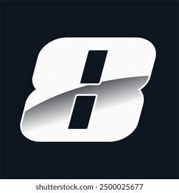 This sleek and stylish design features a glossy metal number with a silver race effect, perfect for adding a modern and sophisticated touch to your projects. Ideal for use in automotive promotions