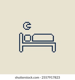 this is sleep icon in pixel art, this item good for presentations,stickers, icons, t shirt design,game asset,logo and your project