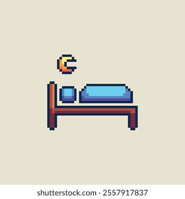 this is sleep icon in pixel art, this item good for presentations,stickers, icons, t shirt design,game asset,logo and your project