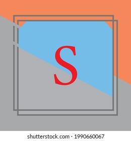 This is a S-letter logo design.