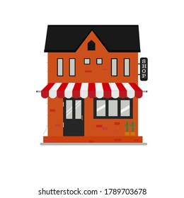 Esta es una tienda pequeña. Concepto de tienda para la compra, concepto de pequeña y mediana empresa (PYME).