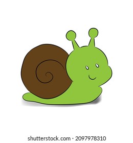 This is Snail clipart. Digitally drawing and colored and downloading easily. Anyone can change colors with their own skills.