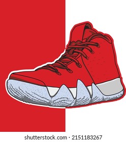 this is sneaker cool red collor