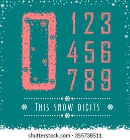 This snow digits. eps 8. Set. Zero 0 One 1 Two 2 Three 3 Four 4 Five 5 Six 6 Seven 7 eight 8 nine 9.