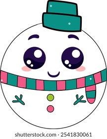 This "Snowball Christmas Tree" vector design is a delightful and festive holiday asset perfect for adding seasonal charm to a variety of creative projects. 
