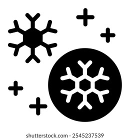 This Snowflake icon is suitable for Christmas the Birth of Jesus Christ.