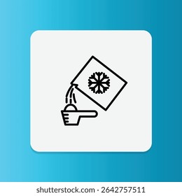 This snowflake-washing icon represents cold wash mode, which saves energy and protects delicate fabrics.	
