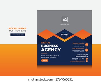 This are social media post banner templates based on digital business agency. This template contains online marketing content. Digital marketing post template is very helpful for online business.