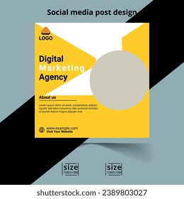 Este es el diseño de publicaciones en medios sociales para descargar