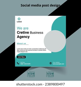 Esta es la plantilla de publicación de medios sociales para descargar