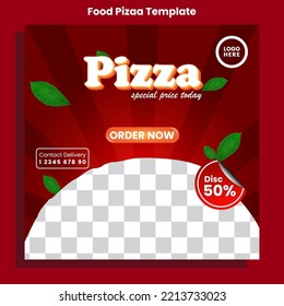 this is a social media template with a mix of yellow and green colors, can be used for food sales and can also be used for other product promotions.