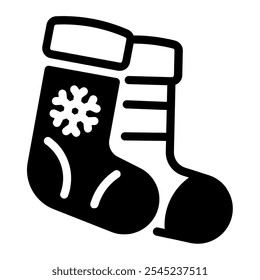 This Sock icon is suitable for Christmas the Birth of Jesus Christ.