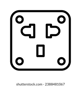 dies ist ein Socketsymbol
Symbol mit Rahmenstil und Pixel perfekt
dies ist eines der Symbole der Icon-Sets mit dem Thema Elektrizität