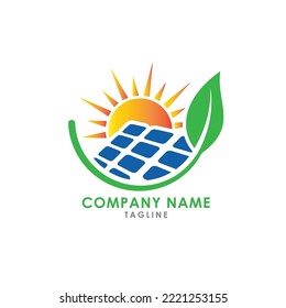 Este es el diseño del logo de la energía solar