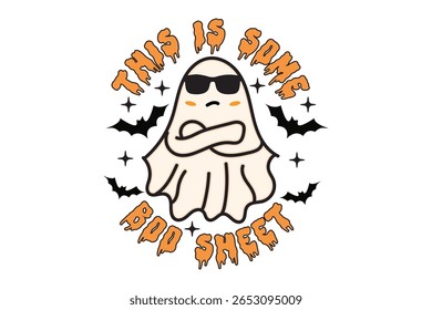 This is Some Boo Sheet , Funny Halloween Quote Design