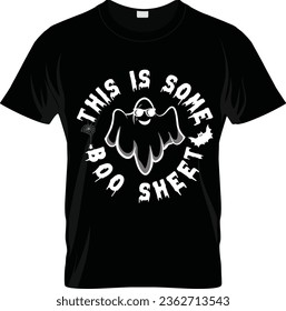 This is some boo sheet, ghost Halloween doodle, Cool ghost, New Halloween t shirt design. 