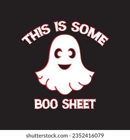 This Is Some Boo Sheet illustrations with patches for t-shirts and other uses