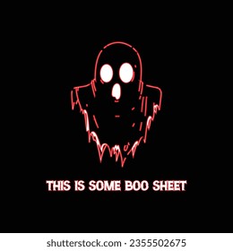 This Is Some Boo Sheet illustrations with patches for t-shirts and other uses