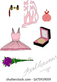 This is some equipments for ballerinas.