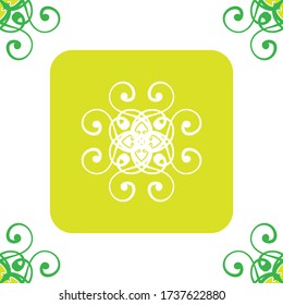 este es un diseño de símbolo. Patrón transparente para plan abstracto u otra imagen