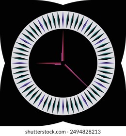 Este sofisticado reloj de pared combina elegancia moderna con funcionalidad práctica.