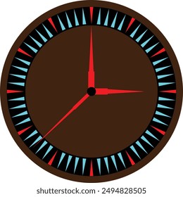 Este sofisticado reloj de pared combina elegancia moderna con funcionalidad práctica.