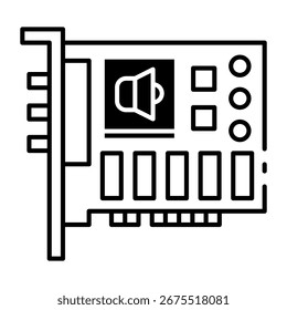 Dieses Soundkartensymbol eignet sich für Computer Component (Computerkomponente).