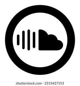 Dieses Cloud-Symbol eignet sich für Musik, Musikinstrumente, Unterhaltung, Multimedia usw.